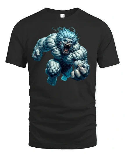 Savage Beast T-shirt - black t-shirt on white background