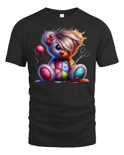 Angry Beaver T-Shirt - Funny Cartoon Animal Art Tee - black t-shirt on white background