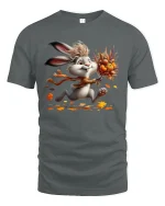 Cute Cow T-Shirt - Adorable Farm Animal Lover Tee - gray t-shirt on white background