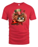 Puppy and Kitten T-Shirt - Cute Animal Lover Gift Tee - red t-shirt on white background