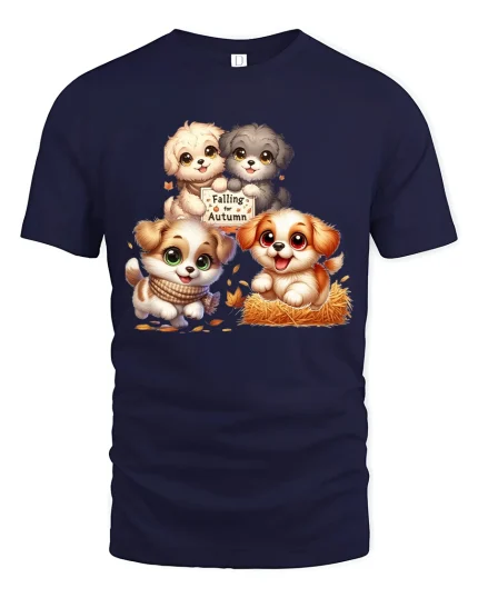 Grumpy Cat T-Shirt - Funny Angry Kitty Attitude Tee - navy t-shirt on white background