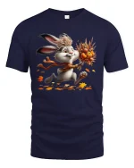 Cute Cow T-Shirt - Adorable Farm Animal Lover Tee - navy t-shirt on white background