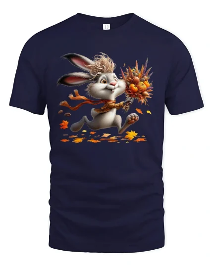 Cute Cow T-Shirt - Adorable Farm Animal Lover Tee - navy t-shirt on white background