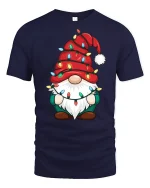 Realistic Border Collie Art Graphic Tee - navy t-shirt on white background