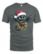 Cute Bunny Couple Love Cartoon Art Graphic T Shirt Design - gray t-shirt on white background