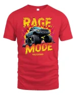 Rage Mode Monster Truck Tee Off Road Power Graphic Style - red t-shirt on white background
